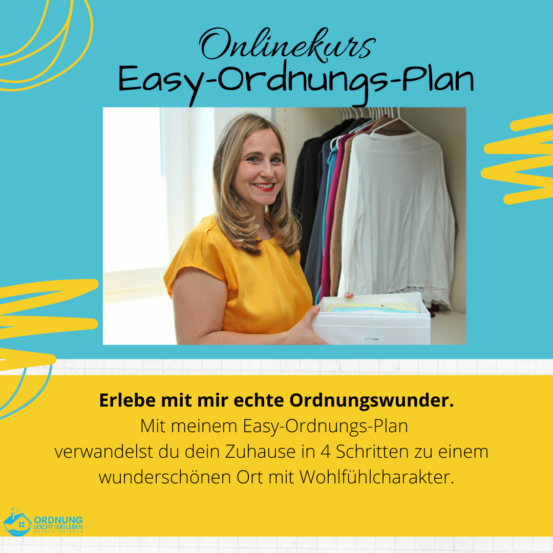 Onlinekurs Easy-Ordnungs-Plan